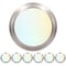 Luxrite 6 Inch LED Disk Light 5CCT 2700K-5000K 12.5W 1000LM Dimmable Damp Rated Brushed Nickel, 6PK LR23873-6PK - alternate 1